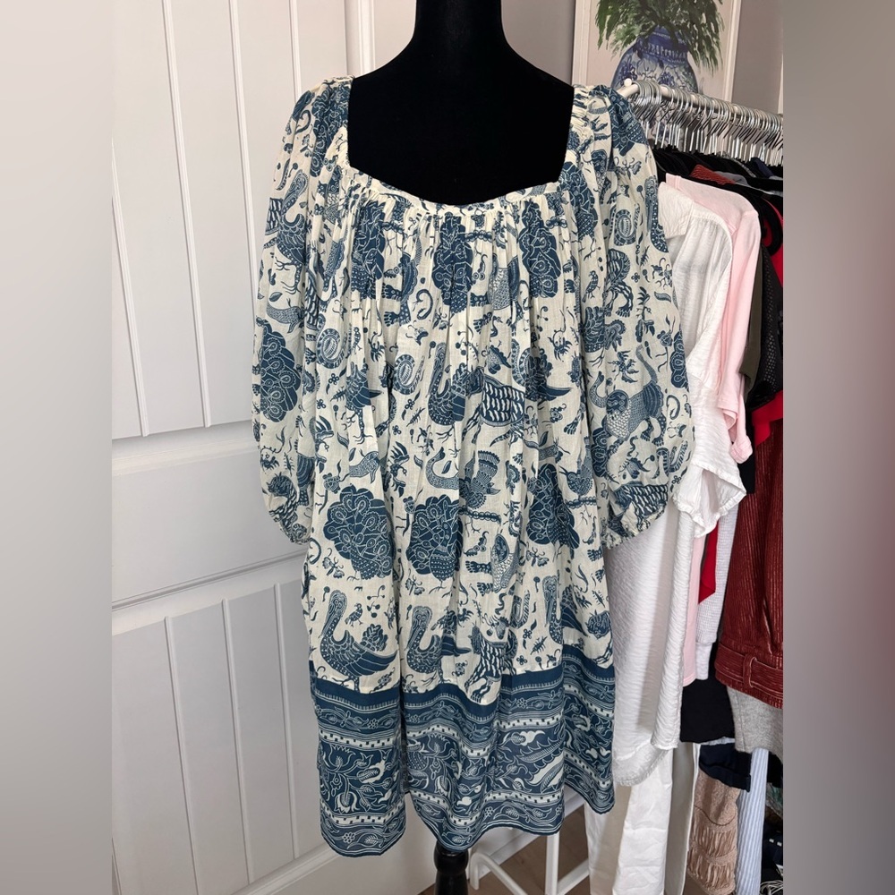 RHODE Ruby Border Print Mini Dress - Picture 3 of 4